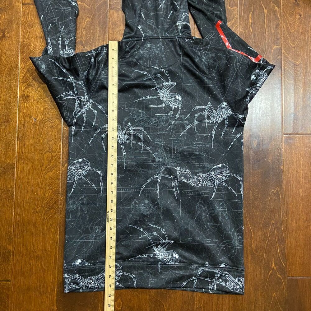 Spyder Outdoors Youth Mechanical Spider Blueprint Black Red Hoodie Boy's Size XL - Picture 7 of 7